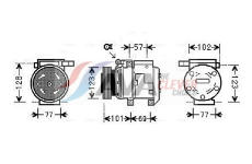 Kompresor, klimatizace AVA Clever Choice KAAK146