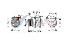 Kompresor, klimatizace AVA Clever Choice KAK146