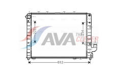 Chladič, chlazení motoru AVA Clever Choice LCA2059