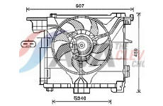 Větrák, chlazení motoru AVA Clever Choice MC7507