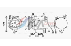 Kompresor, klimatizace AVA Clever Choice MCAK019