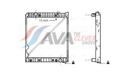 Chladič, chlazení motoru AVA Clever Choice ME2150