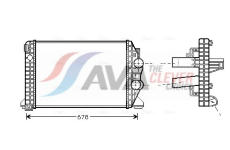 Chladič turba AVA QUALITY COOLING ME4166