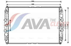 Chladič, chlazení motoru AVA Clever Choice MN2087