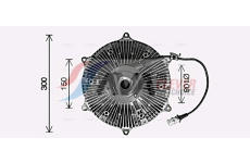 Spojka, větrák chladiče AVA QUALITY COOLING MNC130