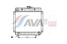 Chladič, chlazení motoru AVA Clever Choice MS2136