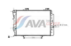 Chladič, chlazení motoru AVA Clever Choice MS2212