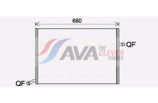 Chladič, chlazení motoru AVA Clever Choice MS2712