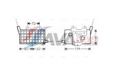 Olejový chladič, motorový olej AVA Clever Choice MS3294
