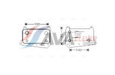 Olejový chladič, motorový olej AVA Clever Choice MS3376