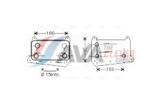 Olejový chladič, motorový olej AVA Clever Choice MS3495