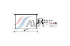 Chladič oleje, automatická převodovka AVA Clever Choice MS3535