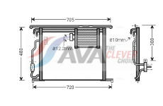 Kondenzátor, klimatizace AVA Clever Choice MS5467