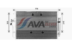 Kondenzátor, klimatizace AVA Clever Choice MS5724D