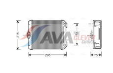 Výměník tepla, vnitřní vytápění AVA Clever Choice MS6171