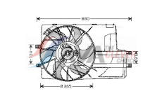 Větrák, chlazení motoru AVA Clever Choice MS7516