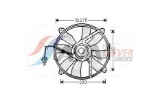 Větrák, chlazení motoru AVA Clever Choice MS7520