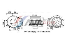 vnitřní ventilátor AVA Clever Choice MS8625