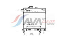 Chladič, chlazení motoru AVA Clever Choice MSA2150
