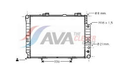 Chladič, chlazení motoru AVA Clever Choice MSA2214