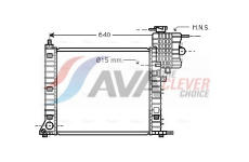 Chladič, chlazení motoru AVA Clever Choice MSA2264
