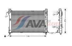 Chladič, chlazení motoru AVA Clever Choice MSA2286