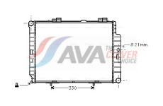 Chladič, chlazení motoru AVA Clever Choice MSA2287