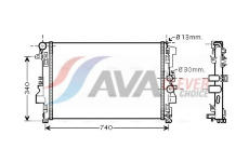Chladič, chlazení motoru AVA Clever Choice MSA2356