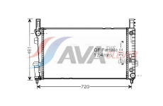 Chladič, chlazení motoru AVA Clever Choice MSA2364