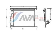 Kondenzátor, klimatizace AVA Clever Choice MSA5280