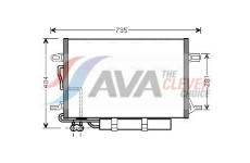 Kondenzátor, klimatizace AVA Clever Choice MSA5307D