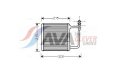 Výměník tepla, vnitřní vytápění AVA Clever Choice MSA6451