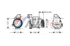 Kompresor, klimatizace AVA Clever Choice MSAK075
