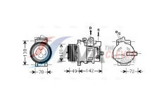 Kompresor, klimatizace AVA Clever Choice MSAK566