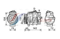 Kompresor, klimatizace AVA Clever Choice MSK615