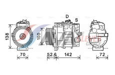 Kompresor, klimatizace AVA Clever Choice MSAK639