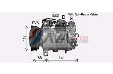 Kompresor, klimatizace AVA Clever Choice MSAK772