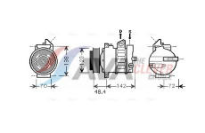 Kompresor, klimatizace AVA Clever Choice MSK437