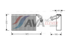 Výparník, klimatizace AVA Clever Choice MSV317