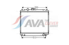 Chladič, chlazení motoru AVA Clever Choice MT2109