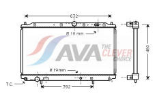 Chladič, chlazení motoru AVA Clever Choice MT2116