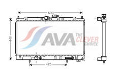 Chladič, chlazení motoru AVA Clever Choice MT2123