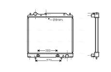 Chladič, chlazení motoru AVA QUALITY COOLING MT2159