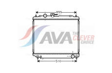 Chladič, chlazení motoru AVA Clever Choice MT2181