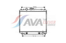 Chladič, chlazení motoru AVA Clever Choice MT2182