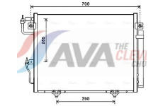 Kondenzátor, klimatizace AVA Clever Choice MT5231D