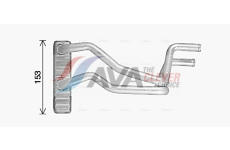 Výměník tepla, vnitřní vytápění AVA Clever Choice MT6287