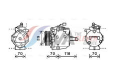 Kompresor, klimatizace AVA Clever Choice MTAK224