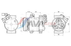 Kompresor, klimatizace AVA Clever Choice MTAK295