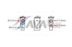 Expanzní ventil, klimatizace AVA Clever Choice MZ1257